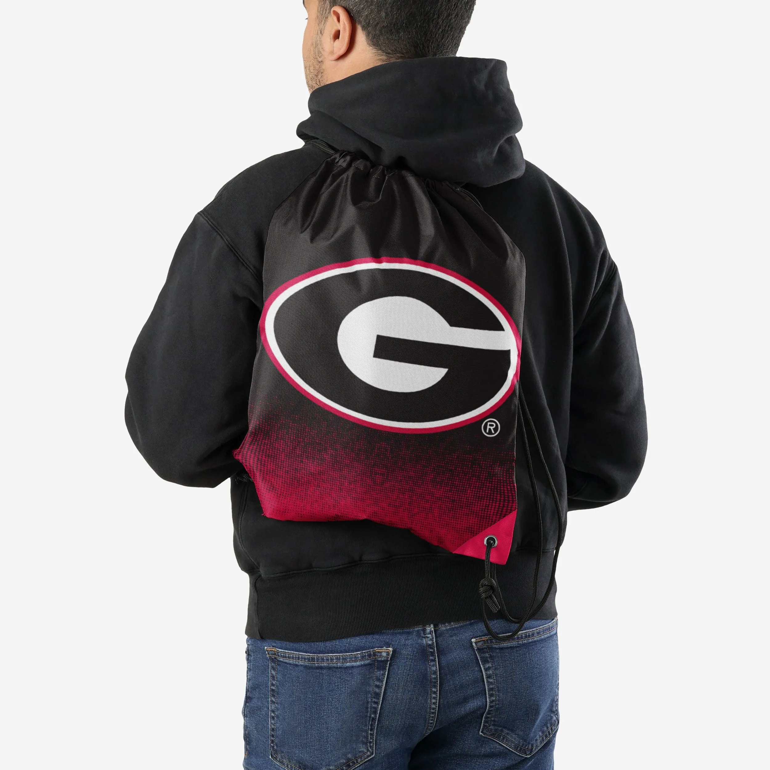 Georgia Bulldogs Gradient Drawstring Backpack