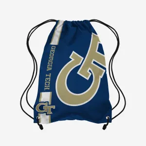 Georgia Tech Yellow Jackets Big Logo Drawstring Backpack