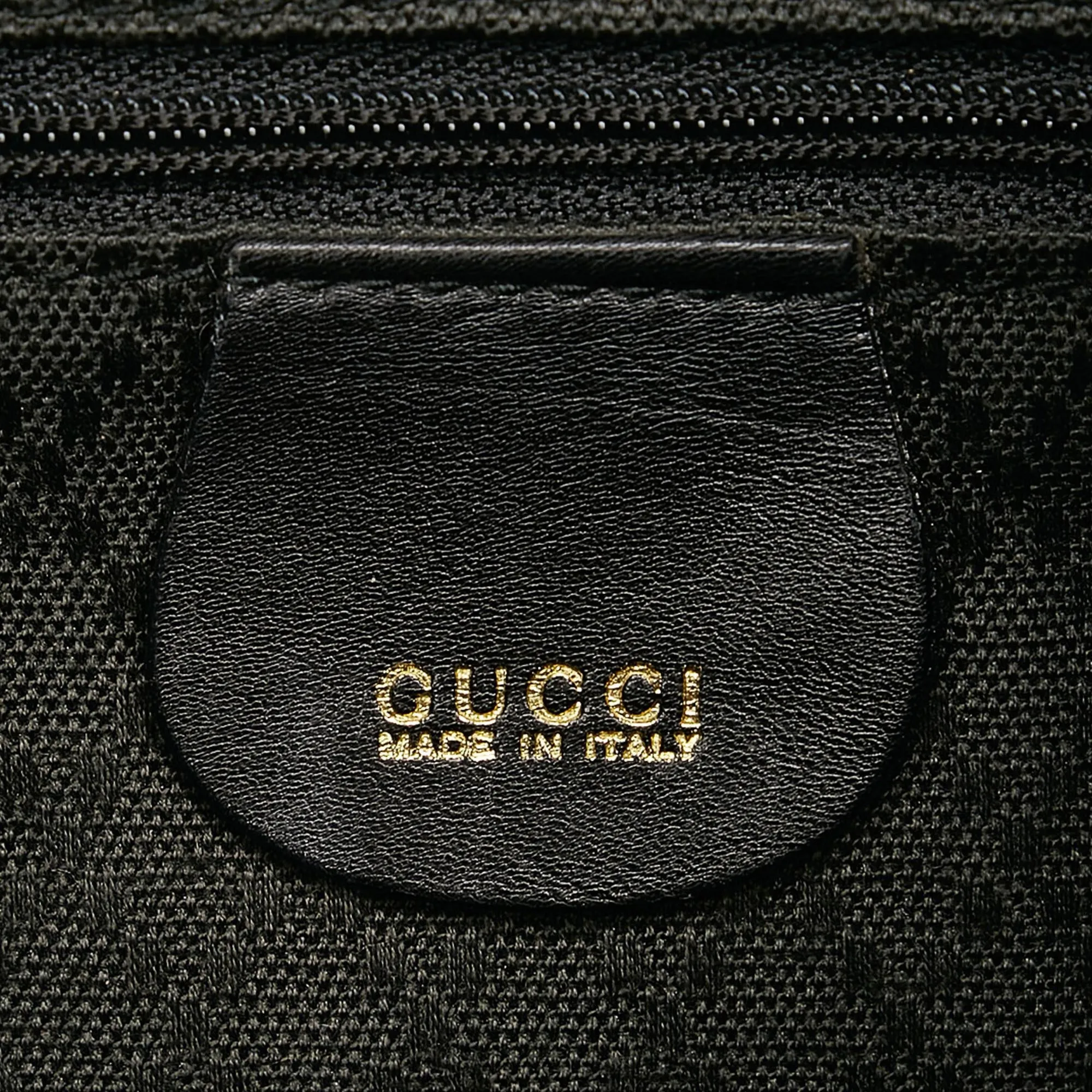 Gucci Bamboo Drawstring Leather Backpack (SHG-29292)