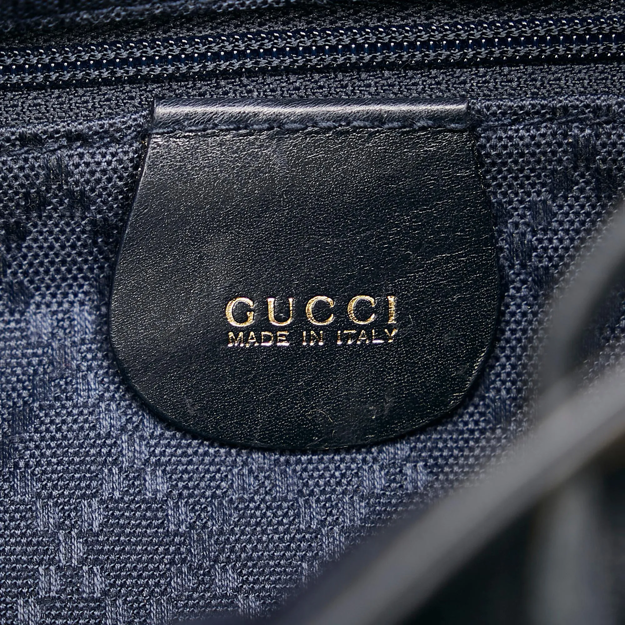 Gucci Bamboo Drawstring Leather Backpack (SHG-34142)