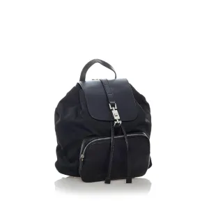 Gucci Jackie Nylon Drawstring Backpack (SHG-30738)