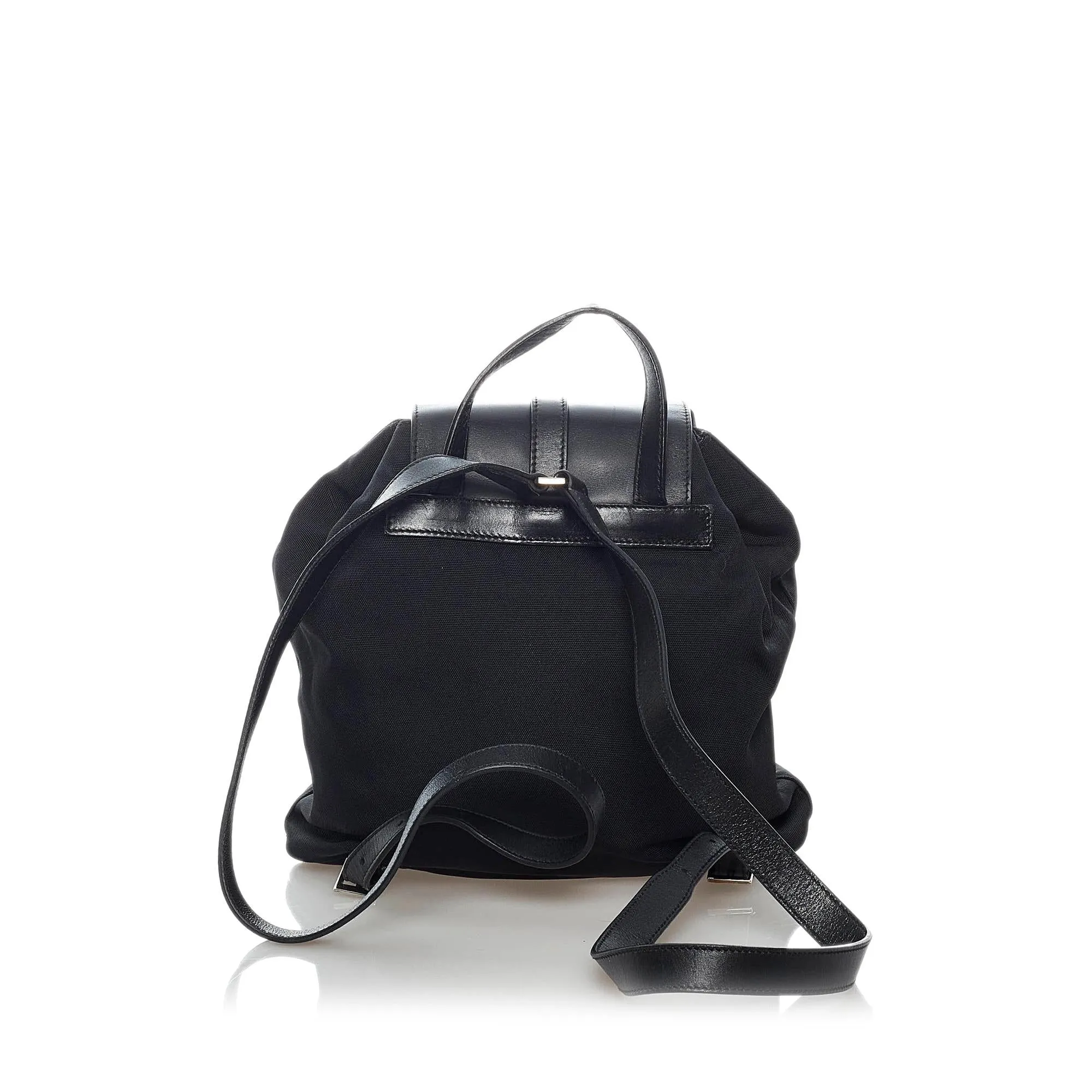 Gucci Jackie Nylon Drawstring Backpack (SHG-30738)