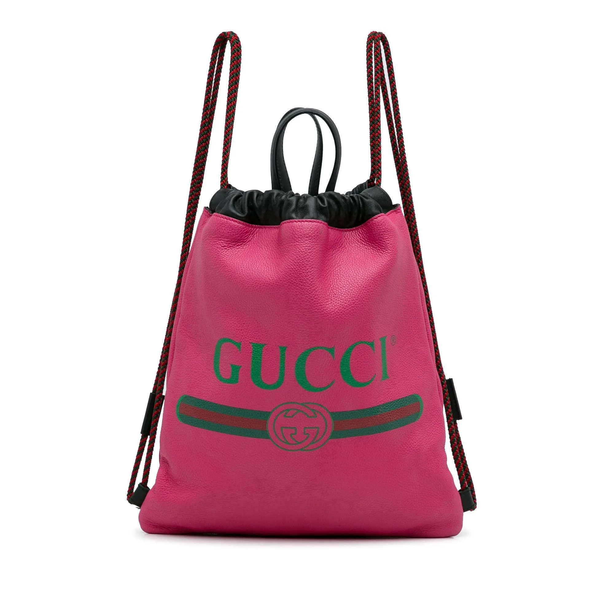 Gucci Logo Drawstring Backpack (SHG-u6A3A1)