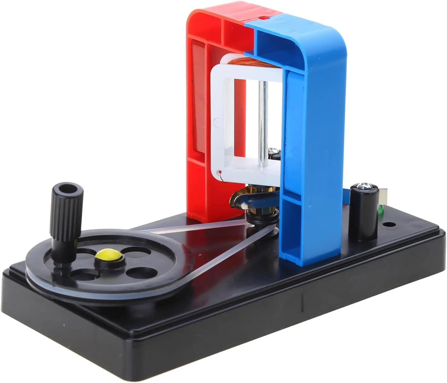 Hand Cranked Power Generator Educational Toy Electromagnetic Induction Experiment Teaching Props