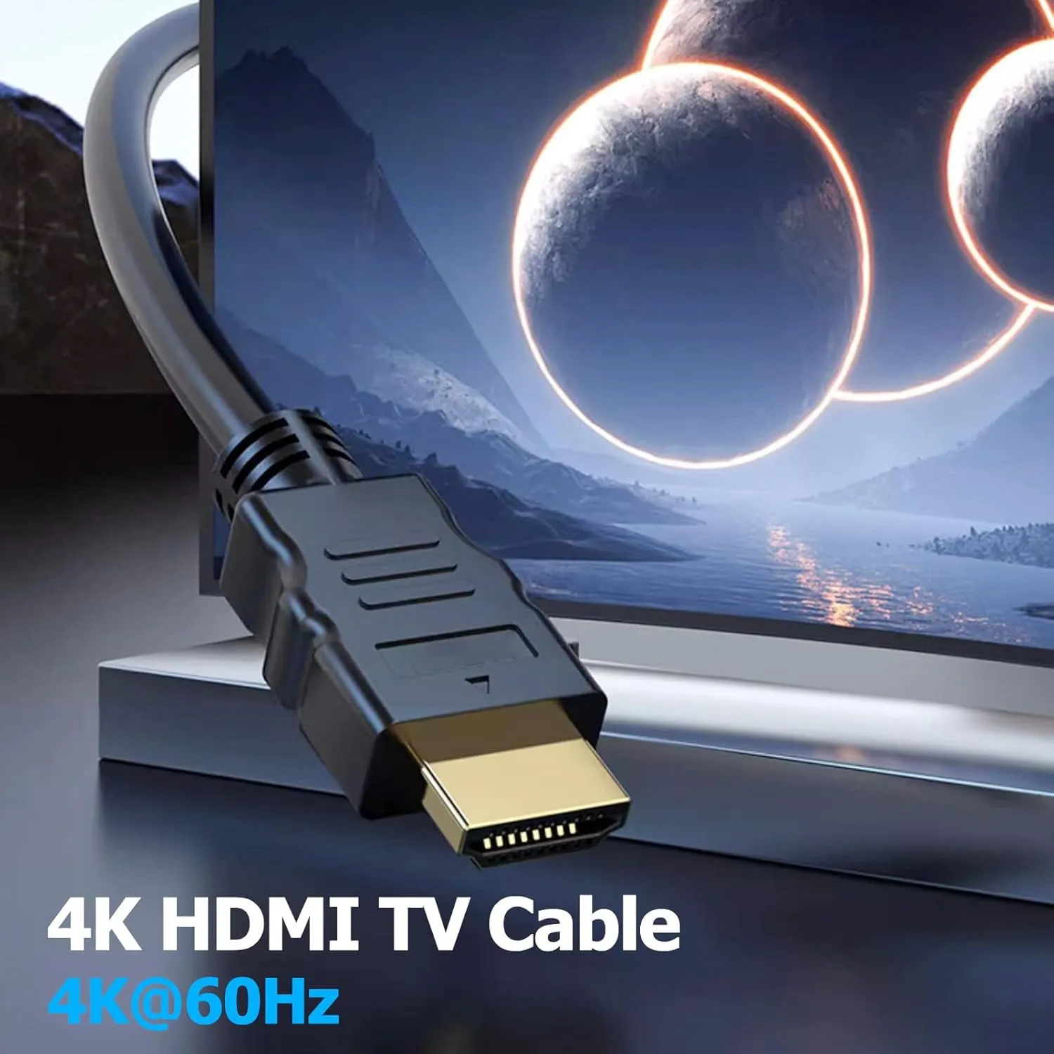 HDMI Cable 6 FT 10-Pack, 4K HDMI Computer Cable 6FT, Shielded HDMI 2.0 CL3 Rated Cord for Smart Monitor with Streaming TV, 4K, 1080P@144Hz,ARC & CL3 Rated for Laptop, Monitor, PS5, PS4, Xbox, Soundbar