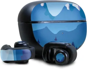 Headphone Skin Compatible with Bose Ultra Open Earbuds - Blue Mountains - Premium 3M Vinyl Protective Wrap Decal Cover - Easy to Apply | Crafted in The USA by MightySkins