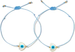 Heart Eye 2 Eye Bracelet Set
