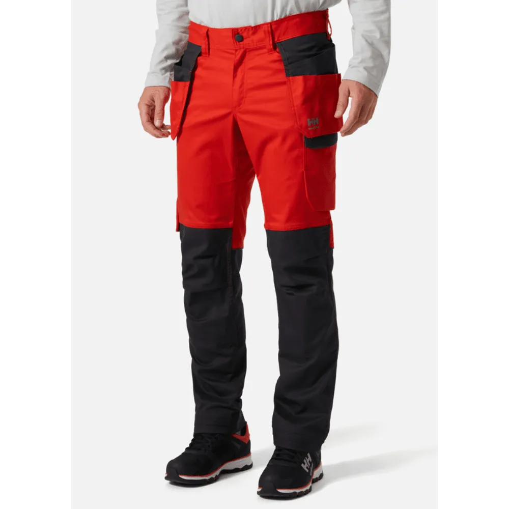 Helly Hansen 77521 Manchester Holster Pocket Knee Pad Trouser Albert Red