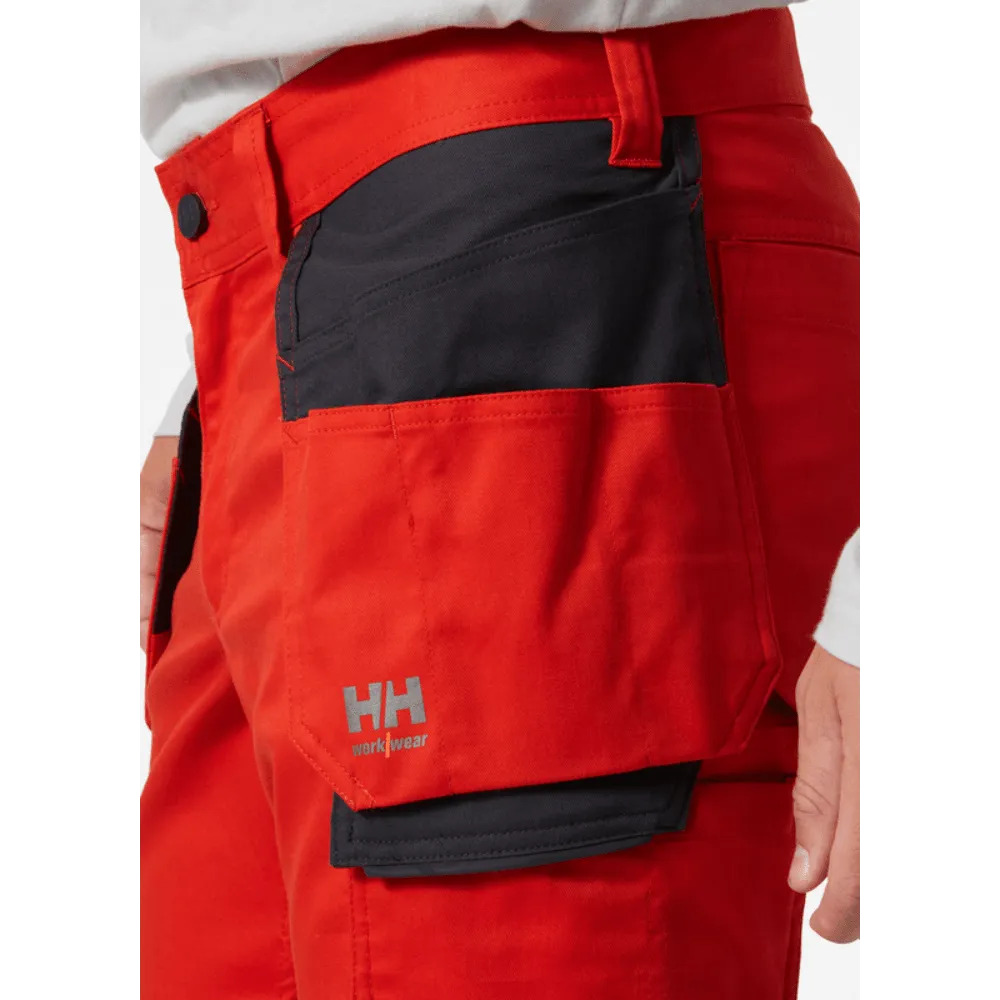 Helly Hansen 77521 Manchester Holster Pocket Knee Pad Trouser Albert Red