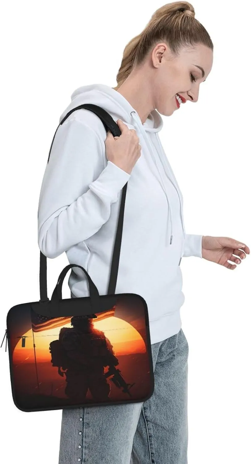 Highland-Cow Laptop Bag, 15.6 inch Laptop Case Shoulder Messenger Bag Briefcase Computer Bag for Men Women