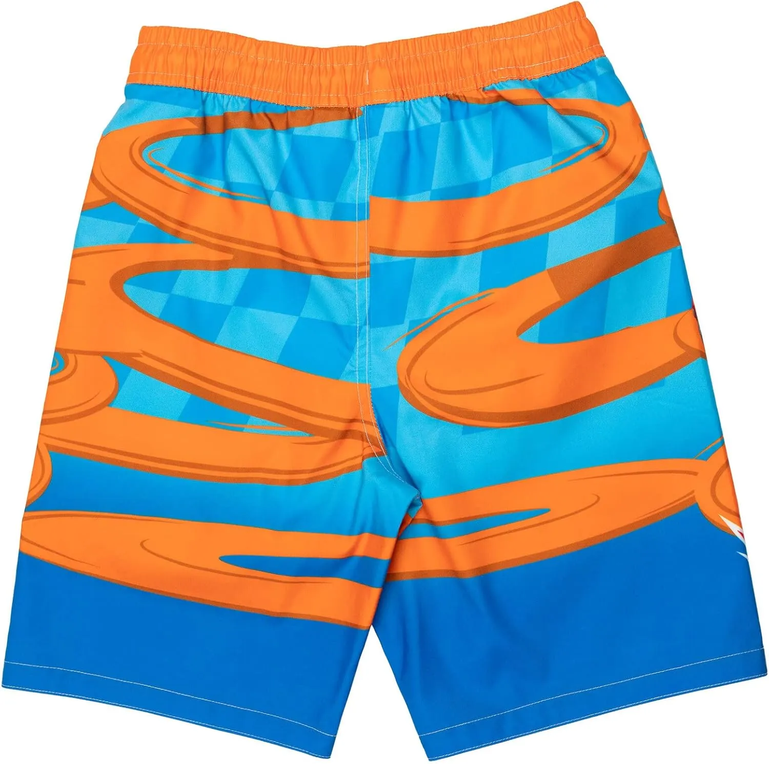 Hot Wheels UPF 50  Pullover Rash Guard and Swim Trunks Outfit Set Toddler to Big Kid