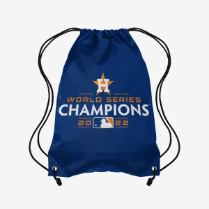 Houston Astros 2022 World Series Champions Drawstring Backpack