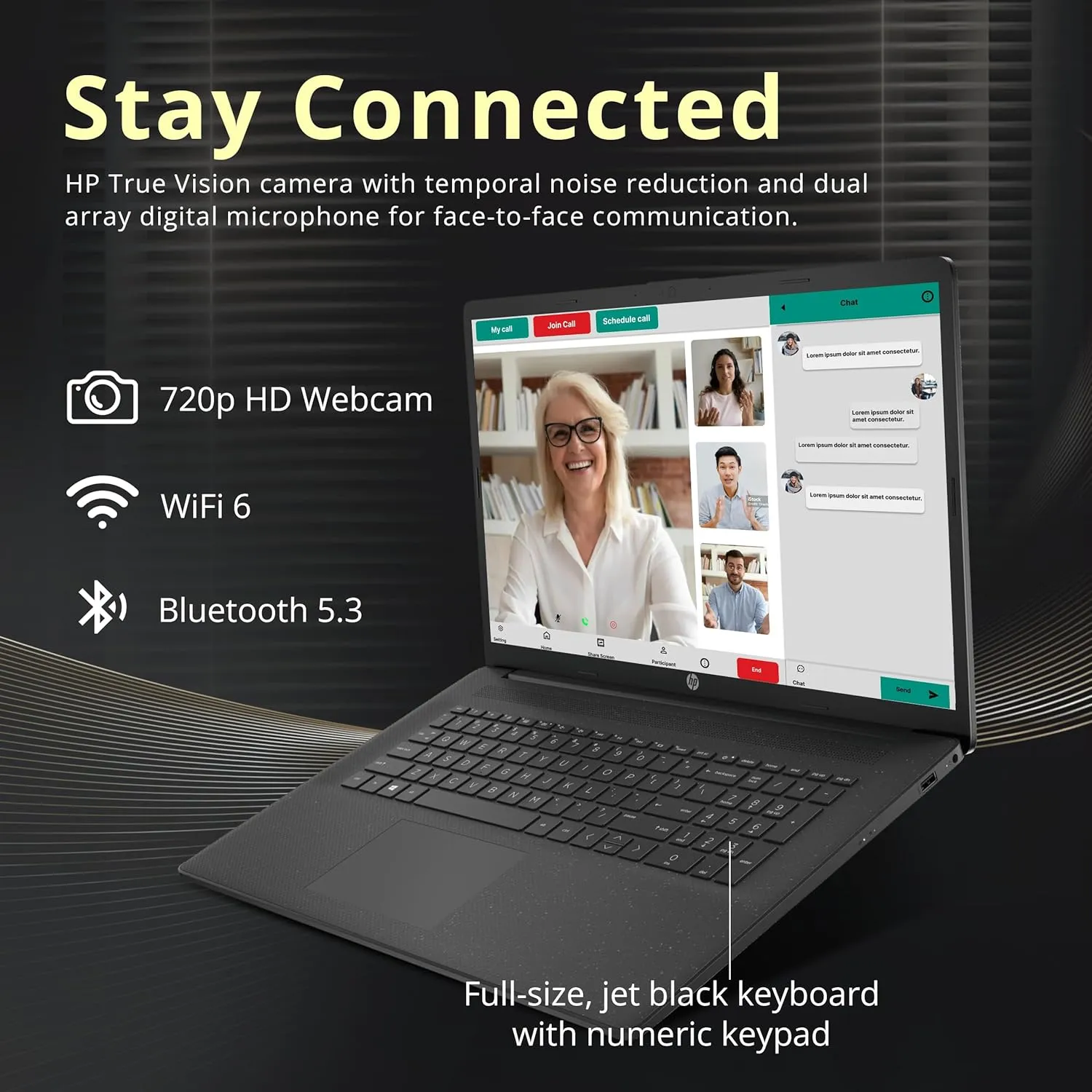 HP 17.3" FHD IPS Anti-Glare Laptop, AMD Ryzen 7 7730U, 32GB RAM, 2.28TB Storage (2TB SSD 288GB Docking Station Set), AMD Radeon Graphics, Num Pad, Wi-Fi 6, Fast Charge, Win 11 Pro, Black