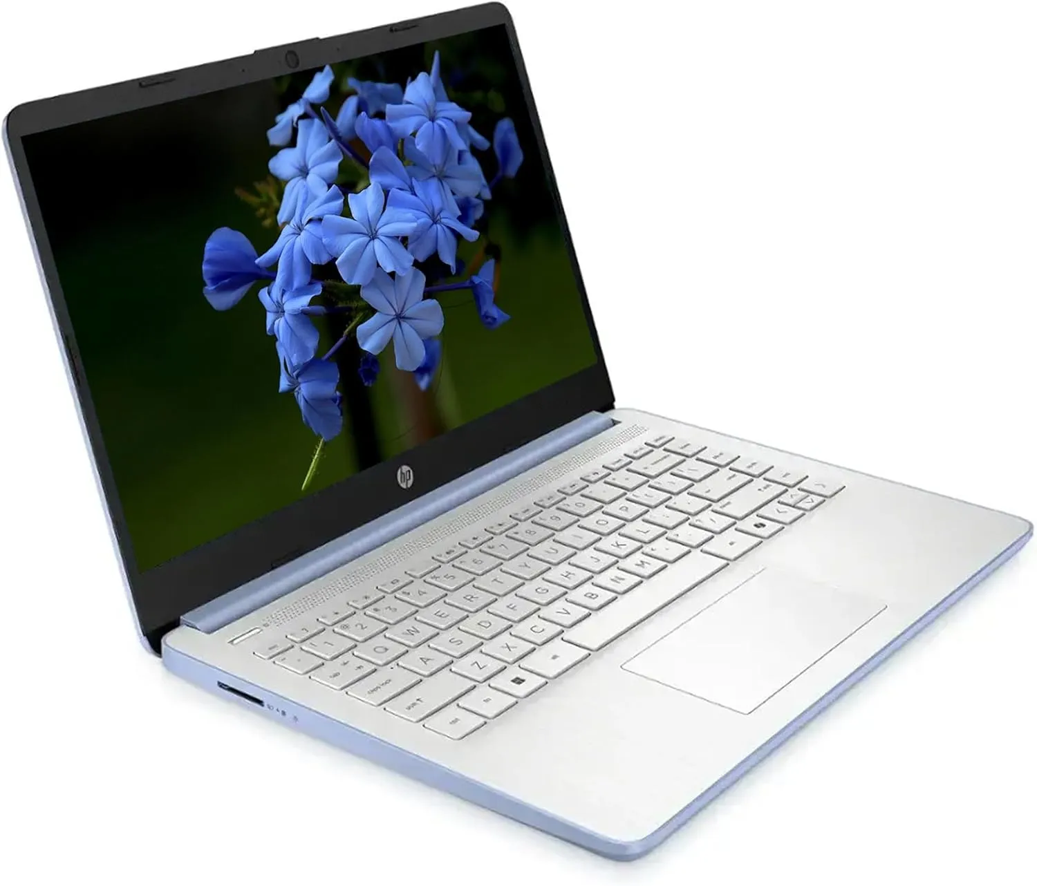 HP AI-Powered 14" HD Laptop with Microsoft Office and 1TB Cloud Storage Included for 1-Year| 16GB RAM|128GB SSD & 128GB Portable SSD| Intel 4-Core CPU| Webcam| Ultra Light|Windows 11| RK Bundle| Blue