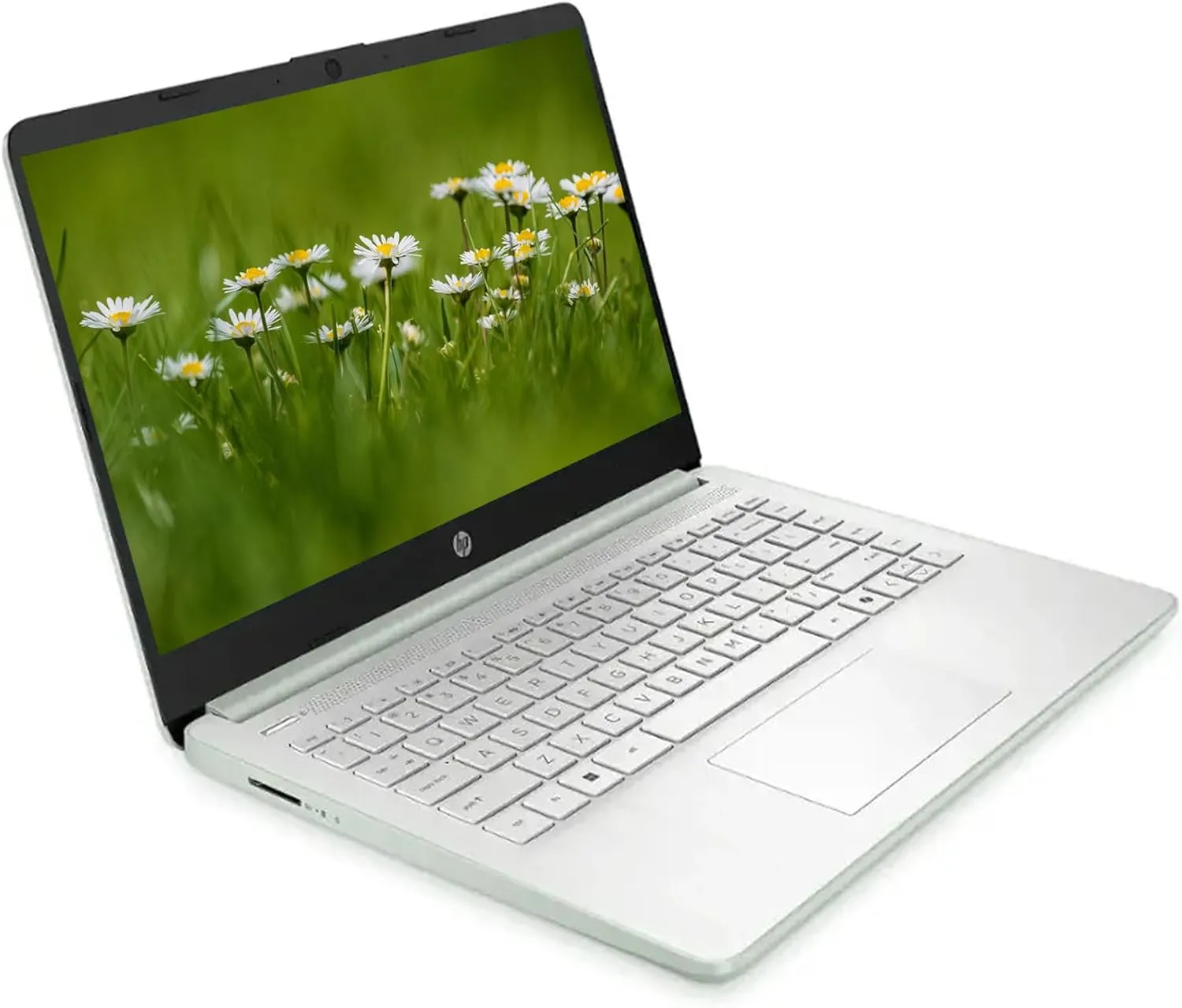 HP AI-Powered 14" HD Laptop with Microsoft Office and 1TB Cloud Storage Included for 1-Year| 8GB RAM| 128GB SSD & 128GB Portable SSD| Intel 4-Core CPU| Webcam| Ultra Light|Windows 11| RK Bundle| Green