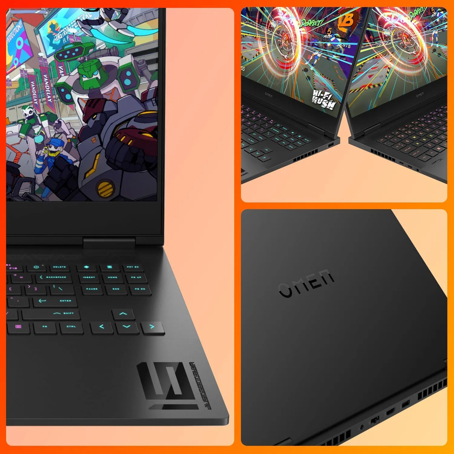 HP OMEN VR-Ready Gaming Laptop, 16.1" FHD 165Hz IPS Display, Intel i9-14900HX, NVIDIA GeForce RTX 4060, 64GB DDR5, 2TB 2TB SSD, RGB Backlit, Wi-Fi 7, Bundle with PCO Notebook Folding Radiator, Cooler