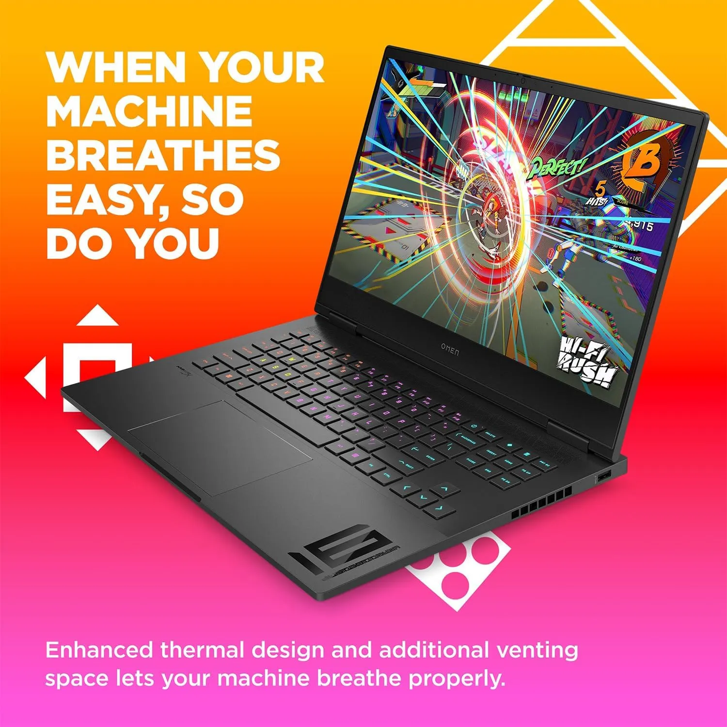 HP OMEN VR-Ready Gaming Laptop, 16.1" FHD 165Hz IPS Display, Intel i9-14900HX, NVIDIA GeForce RTX 4060, 64GB DDR5, 2TB 2TB SSD, RGB Backlit, Wi-Fi 7, Bundle with PCO Notebook Folding Radiator, Cooler