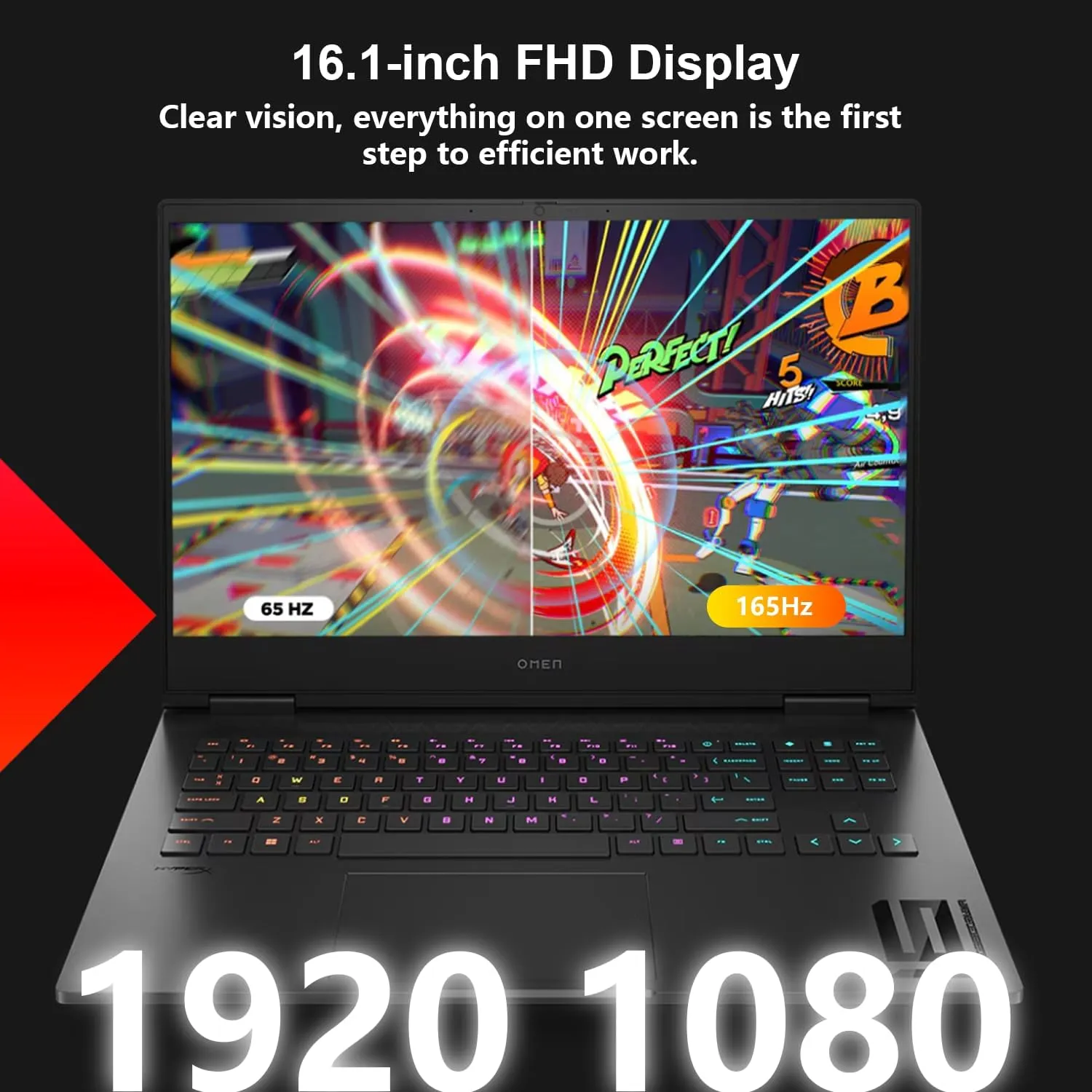 HP OMEN VR-Ready Gaming Laptop, 16.1" FHD 165Hz IPS Display, Intel i9-14900HX, NVIDIA GeForce RTX 4060, 64GB DDR5, 2TB 2TB SSD, RGB Backlit, Wi-Fi 7, Bundle with PCO Notebook Folding Radiator, Cooler