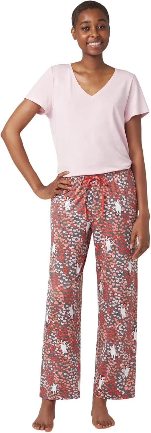 HUE Women's Pajamas, Cute Pj Separates for Valentine’s Day
