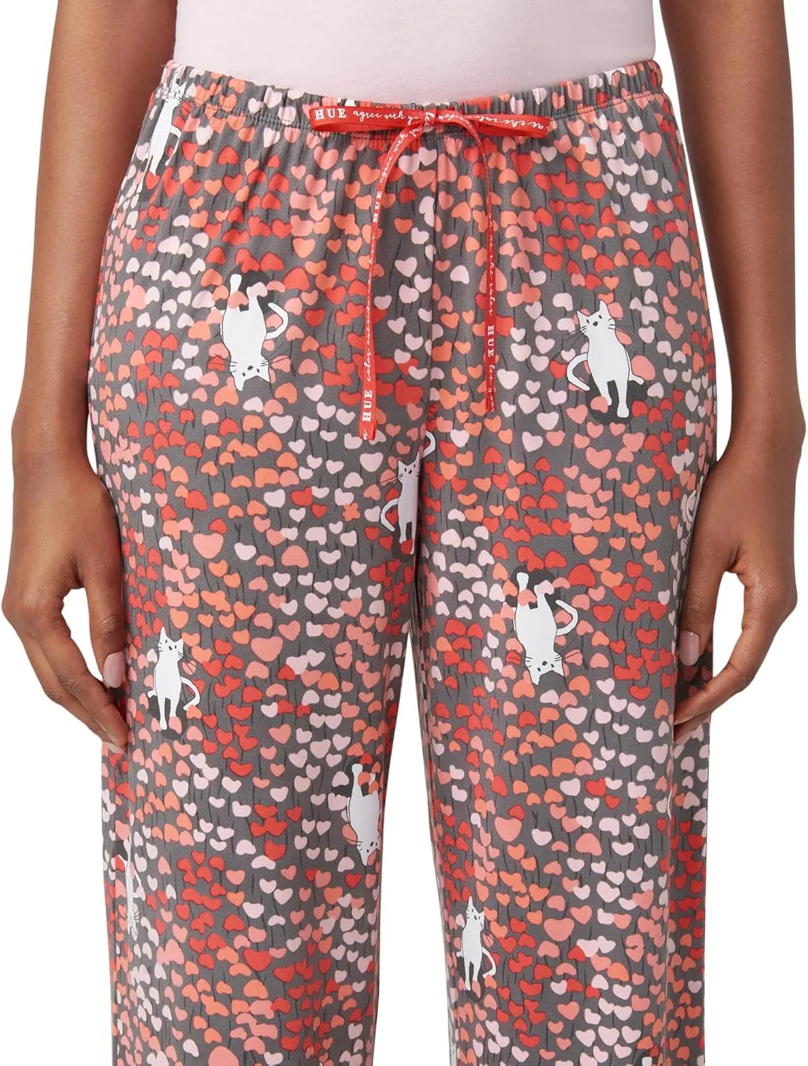 HUE Women's Pajamas, Cute Pj Separates for Valentine’s Day