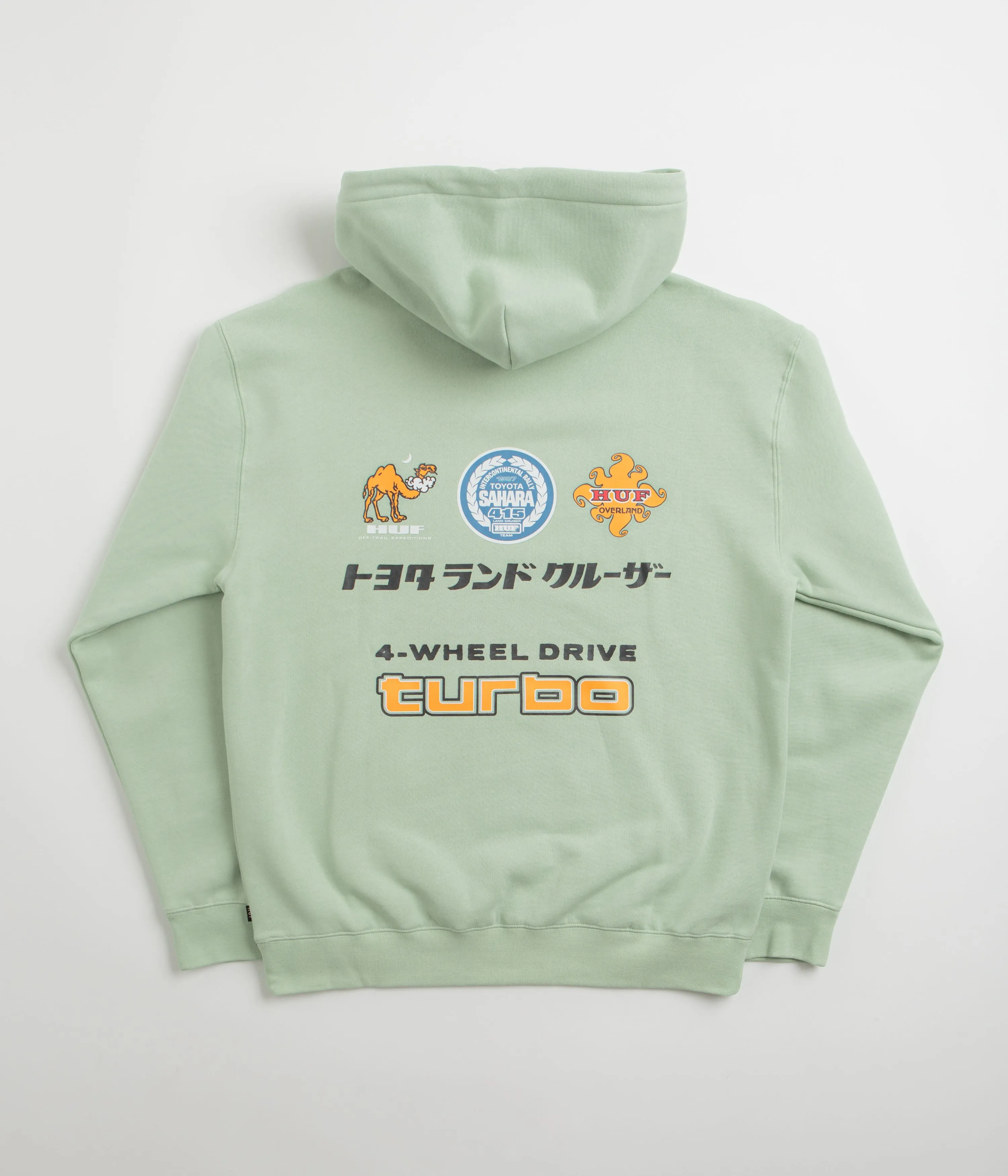 HUF x Toyota Sahara Rally Hoodie - Spring Green