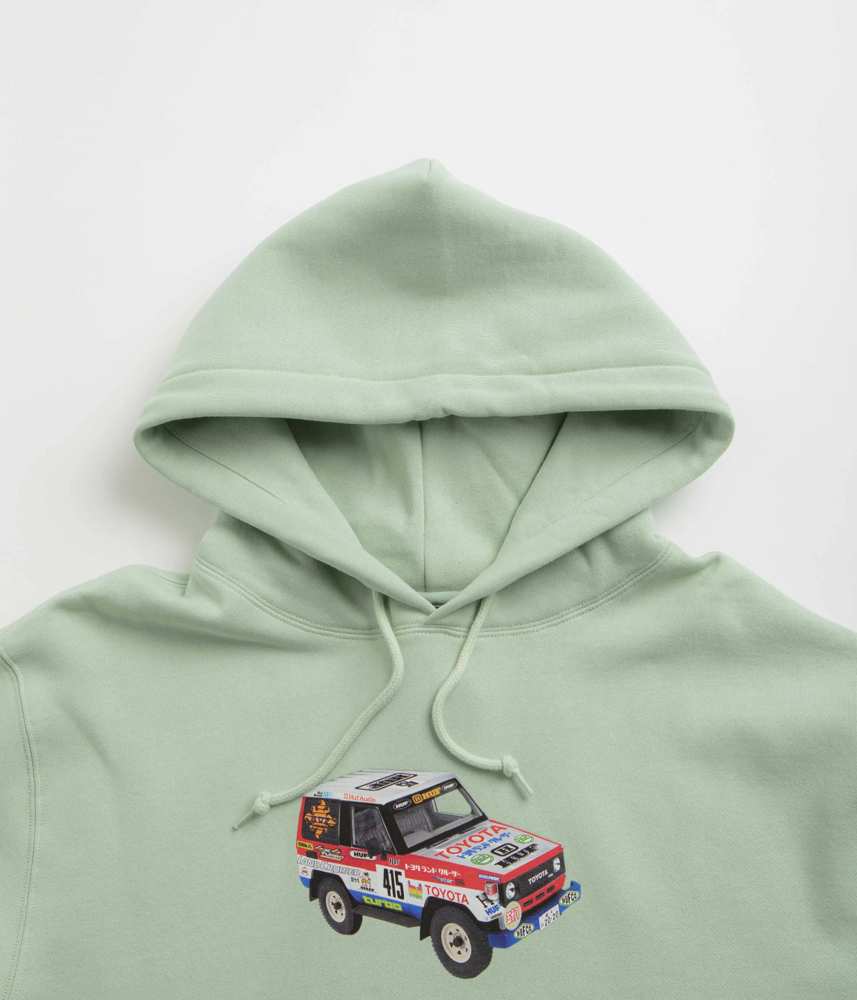 HUF x Toyota Sahara Rally Hoodie - Spring Green