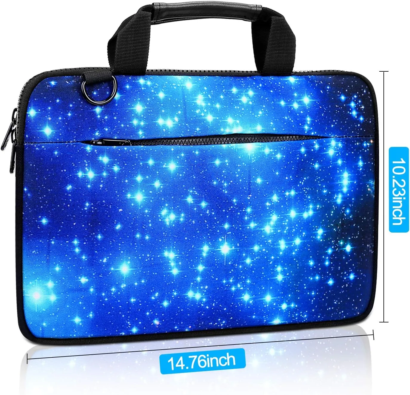 icolor Canvas Laptop Carrying Shoulder Sleeve Carrying Case Protective Bag Briefcase for 11.6 12 12.9 13 13.3 Inches Laptop Ultrabook Netbook (Csh-01)