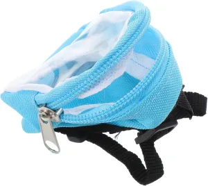 IMIKEYA Miniature Doll Backpack with Zipper Transparent Doll School Bag Lightweight and Dress Up and Display Charming
