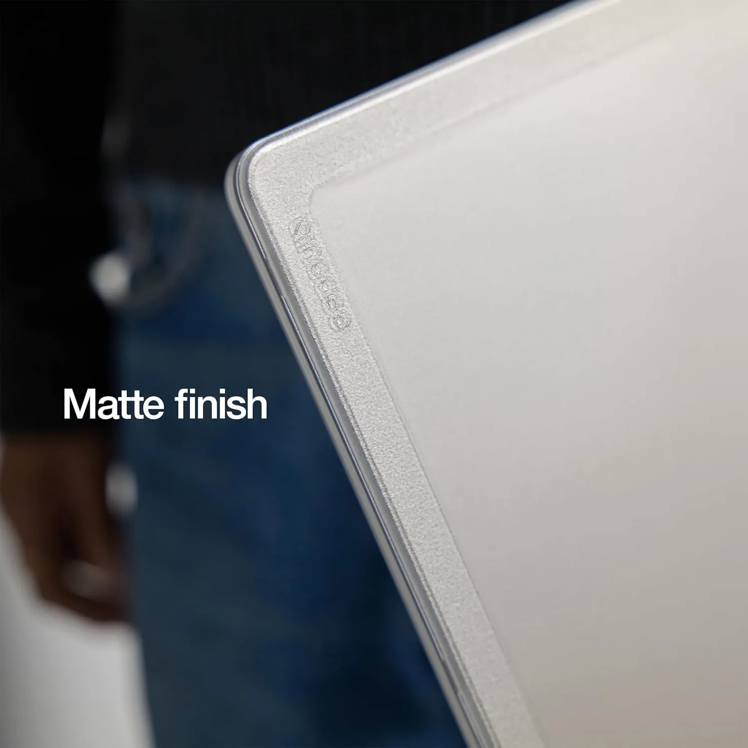 Incase Edge Hardshell with Makrolon® - MacBook Air 13 inch Case - 2025, 2024, 2023, 2022, M4, M3, M2 - MacBook Case, Laptop Cover, Protective Hard Shell, Scratch Resistant, Rubberized Feet - Clear