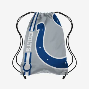 Indianapolis Colts Gray Alternate Color Big Logo Drawstring Backpack
