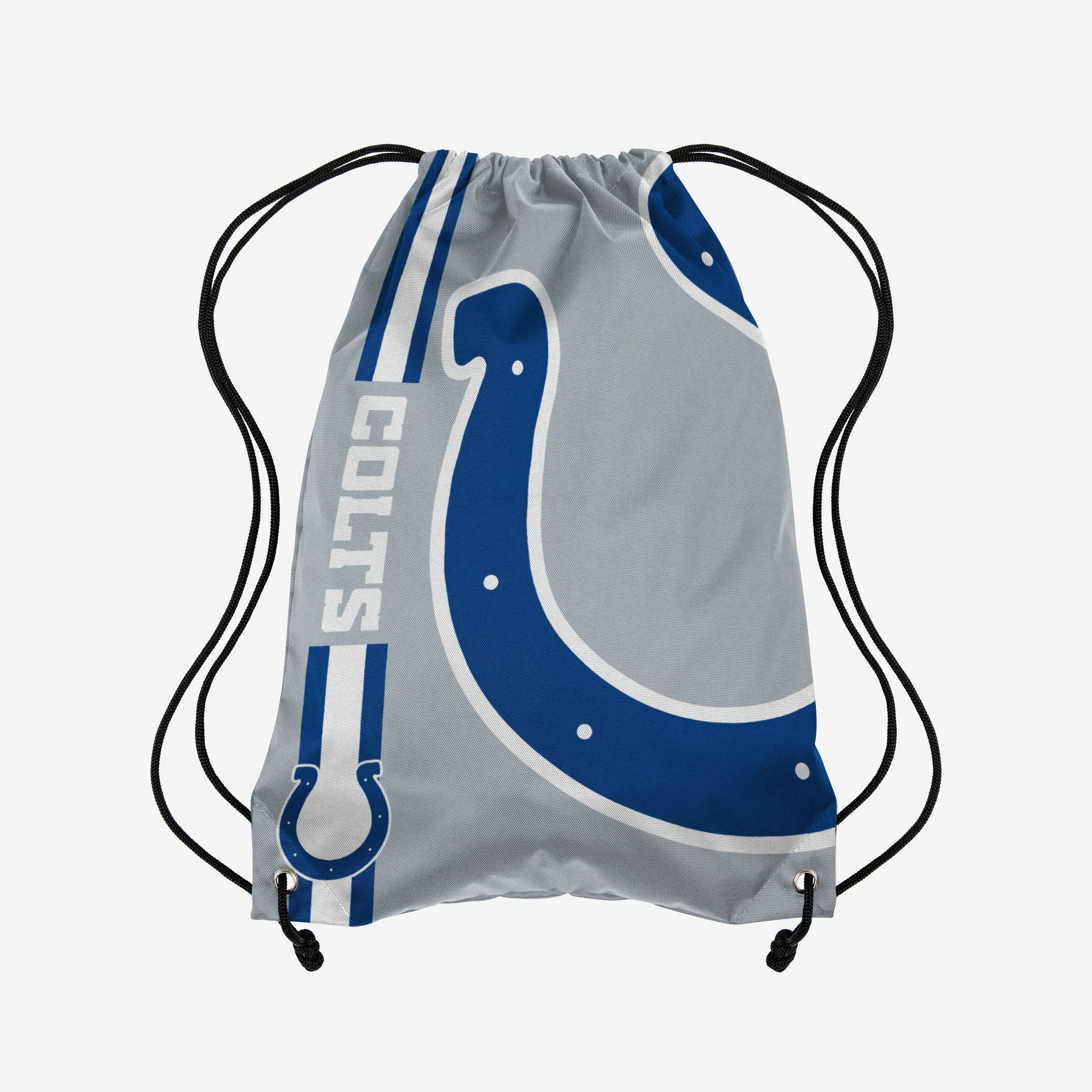 Indianapolis Colts Gray Alternate Color Big Logo Drawstring Backpack