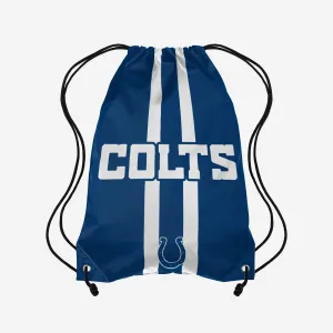 Indianapolis Colts Team Stripe Wordmark Drawstring Backpack