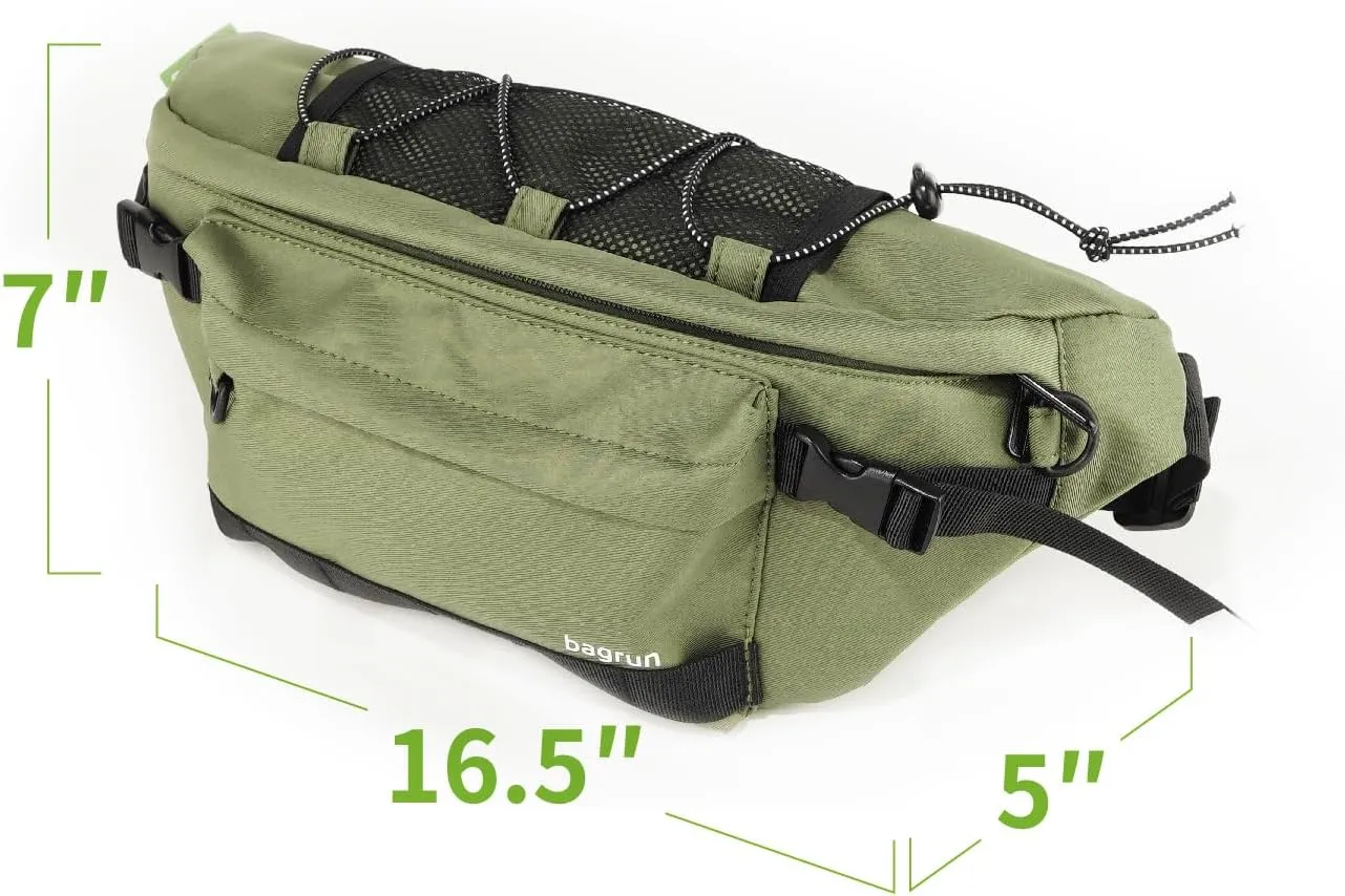 Industrial Utility Sling Bag - Chest Shoulder Crossbody Everyday Carry Backpack for Tactical, Travel, Gym, Sport (Army Green)