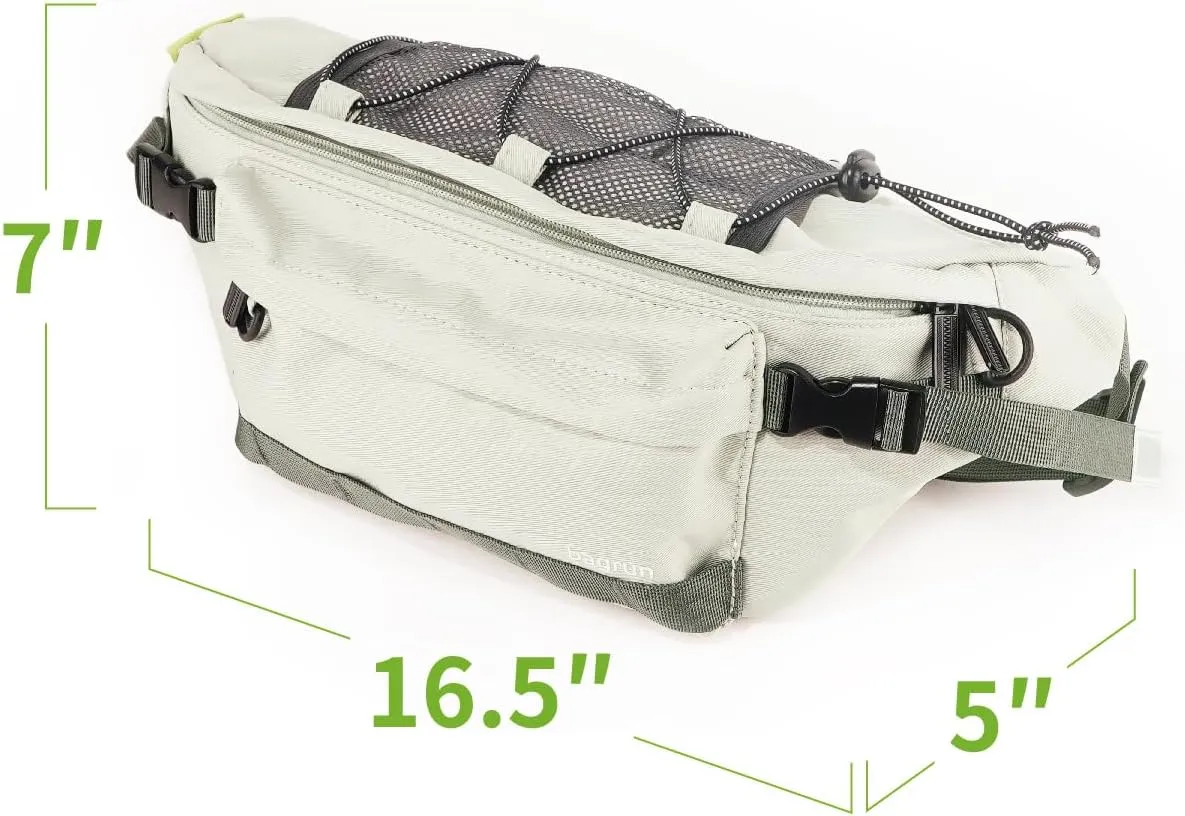 Industrial Utility Sling Bag - Chest Shoulder Crossbody Everyday Carry Backpack for Tactical, Travel, Gym, Sport (Fashionable Light Grey)