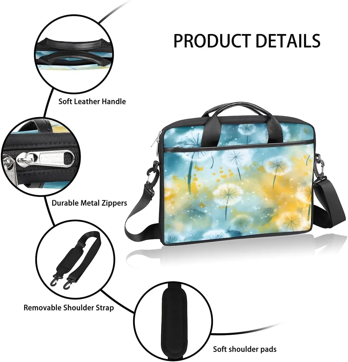 Interesting Sports Texture Laptop Shoulder Bag for Tablet Computer Notebook Sleeve Messenger Carrying Case Briefcase Tote