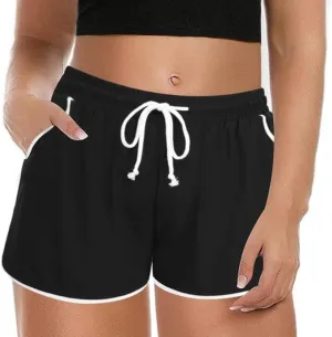 IN'VOLAND Women's Plus Size Swim Shorts Quick Dry Beach Boardshorts Swimwear Bottom Trunks with Pockets 2025