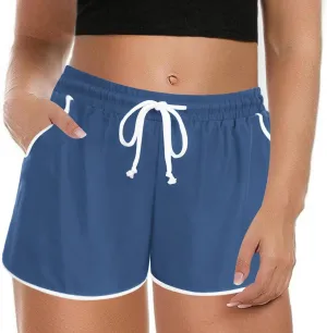 IN'VOLAND Women's Plus Size Swim Shorts Quick Dry Beach Boardshorts Swimwear Bottom Trunks with Pockets 2025