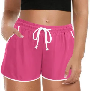 IN'VOLAND Women's Plus Size Swim Shorts Quick Dry Beach Boardshorts Swimwear Bottom Trunks with Pockets 2025