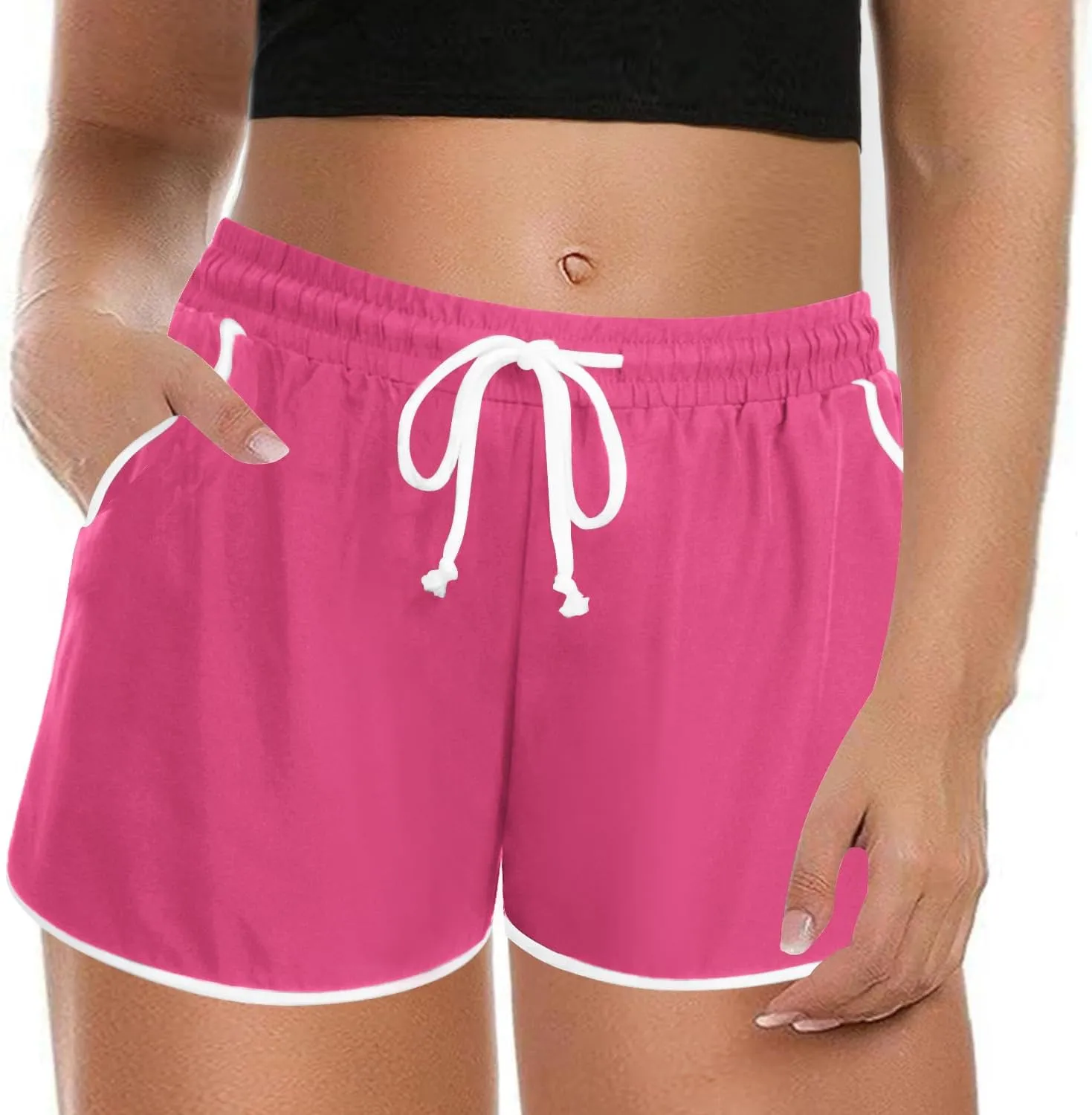 IN'VOLAND Women's Plus Size Swim Shorts Quick Dry Beach Boardshorts Swimwear Bottom Trunks with Pockets 2025