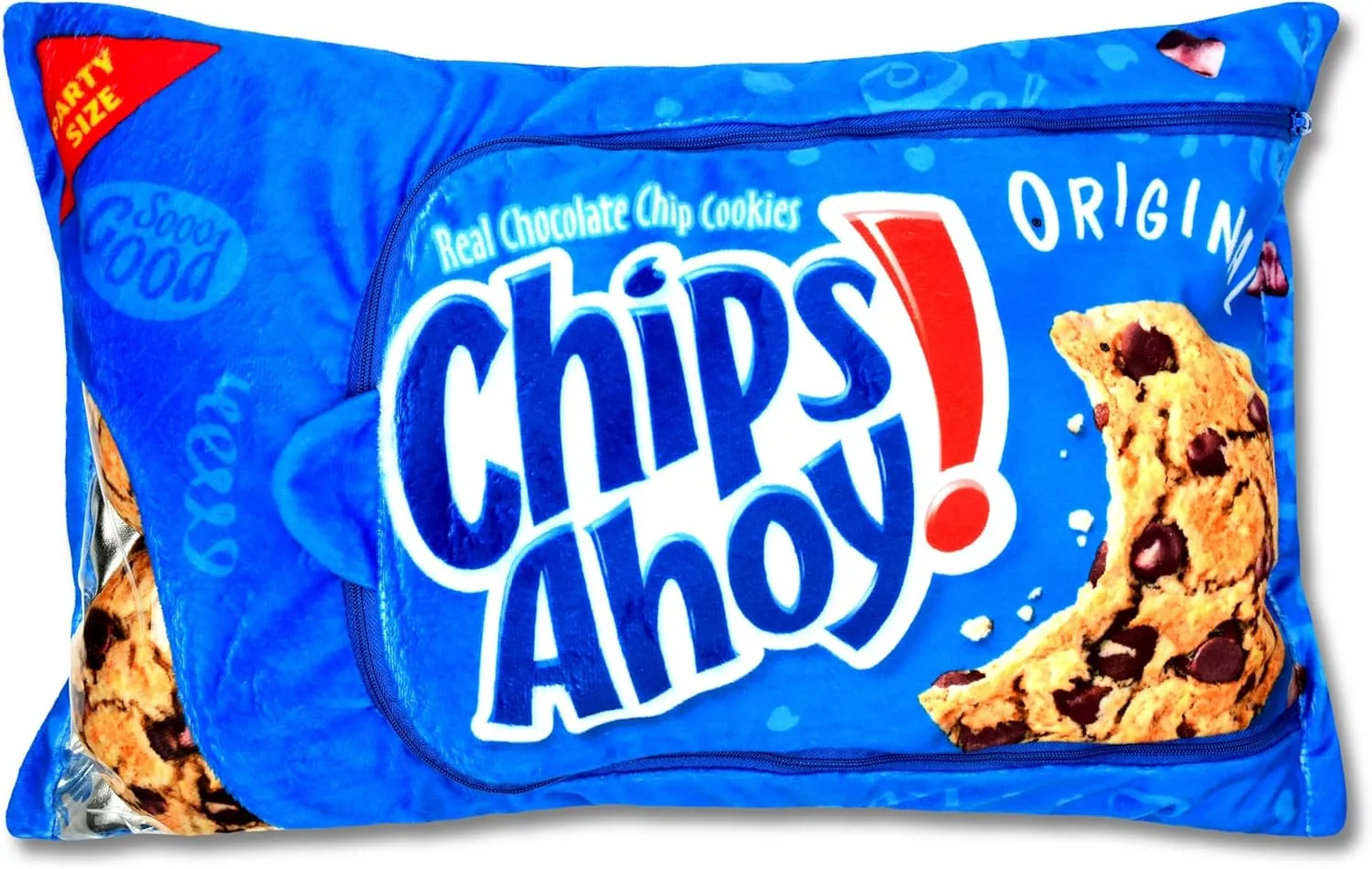 iscream Chips Ahoy! Package Pillow Set with Mini Chips Ahoy! Cookie Pillows