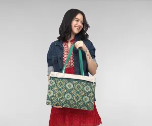 Jade Opulence Laptop Shoulder Bag