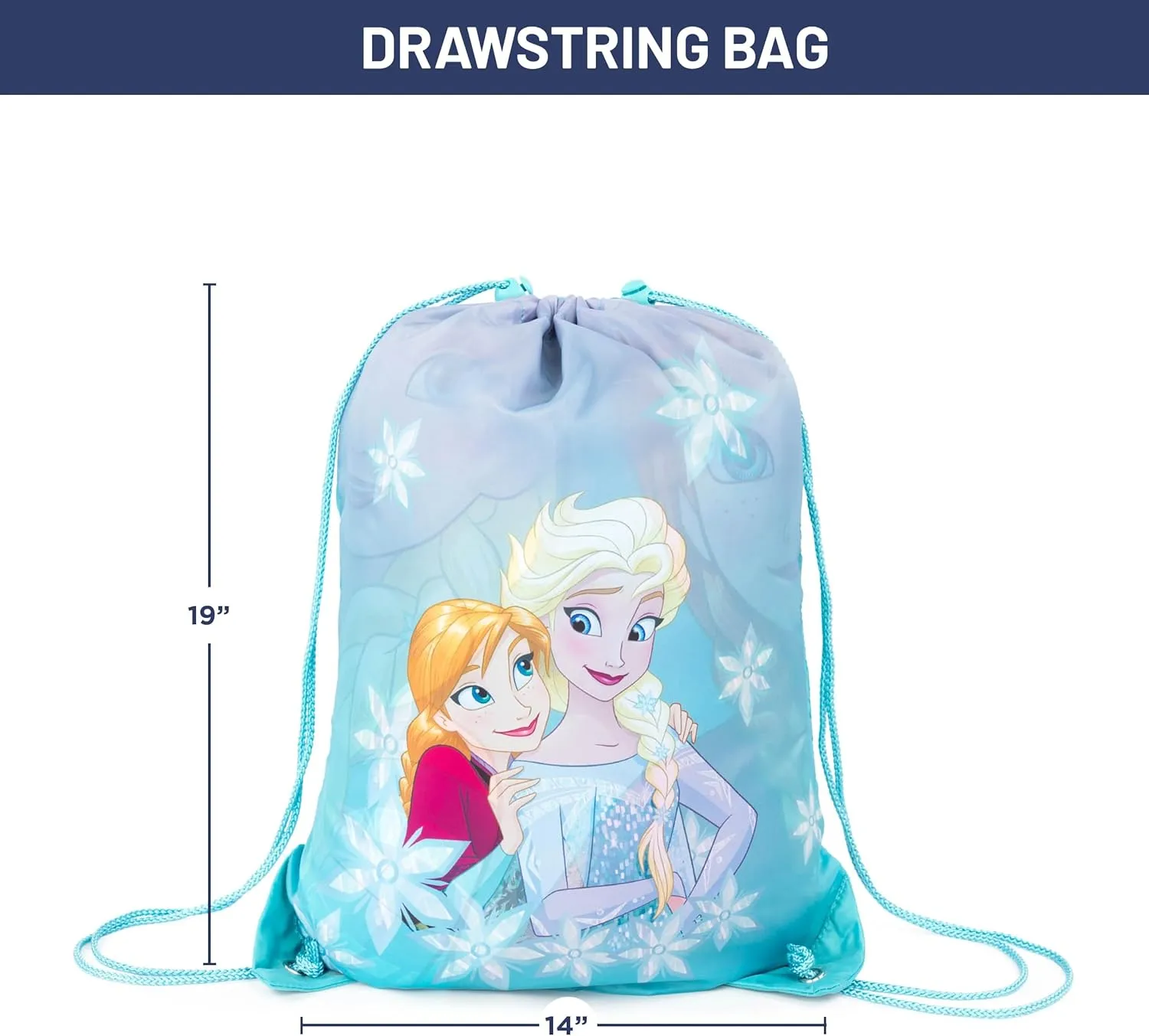 Jay Franco Disney Frozen Sparkle Slumber Sack - Cozy & Warm Kids Lightweight Slumber Bag/Sleeping Bag - Featuring Anna and Elsa (Official Disney Product)