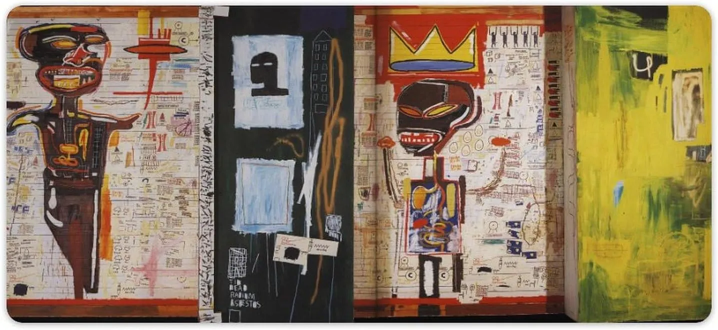 Jean Michel Basquiat Grillo Art Mouse Pad for Home Office Gaming 40x90cm