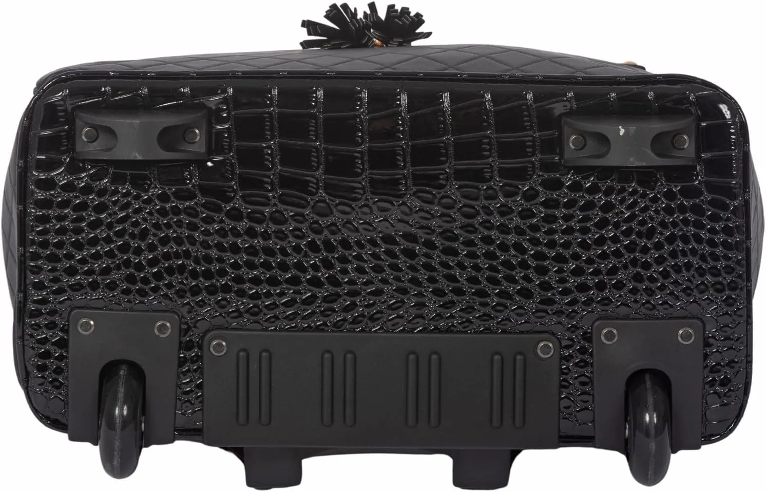JKM and Company Alligator Compatible With Computer iPad, Laptop Tablet Rolling Tote Bag Briefcase Carryall Bag