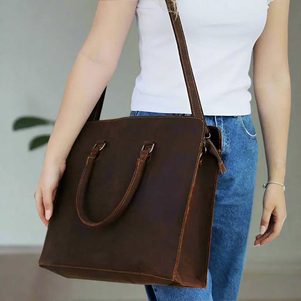 Josie Leather Hand / Laptop Bag