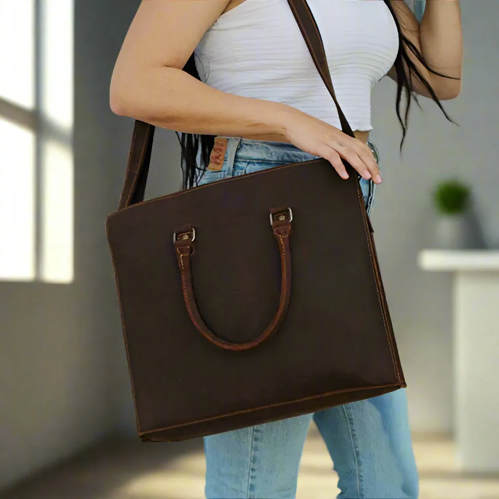 Josie Leather Hand / Laptop Bag