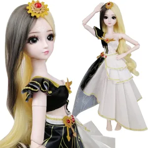 Justice 1/3 BJD SD Doll Girl 24” 60cm 20 Ball Jointed BJD Dolls Full Set Toy Goddess   Accessory