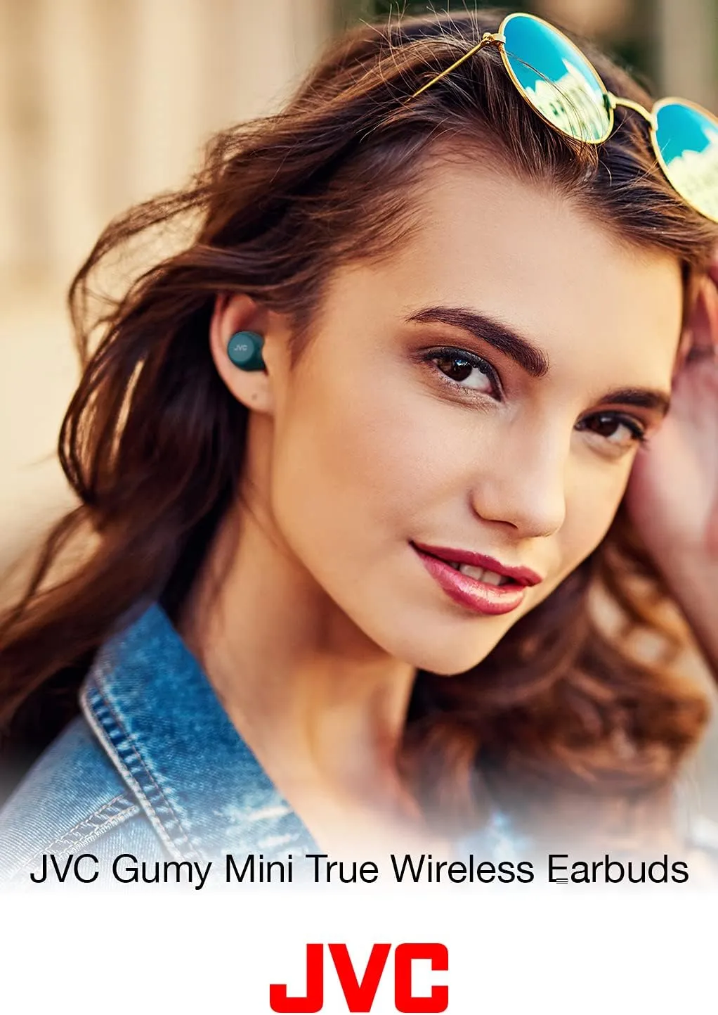 JVC Gumy mini True Wireless Earbuds Headphones, Bluetooth 5.1, Water Resistance(IPX4), Long Battery Life (up to 15 Hours) - HAZ55TB (Black)