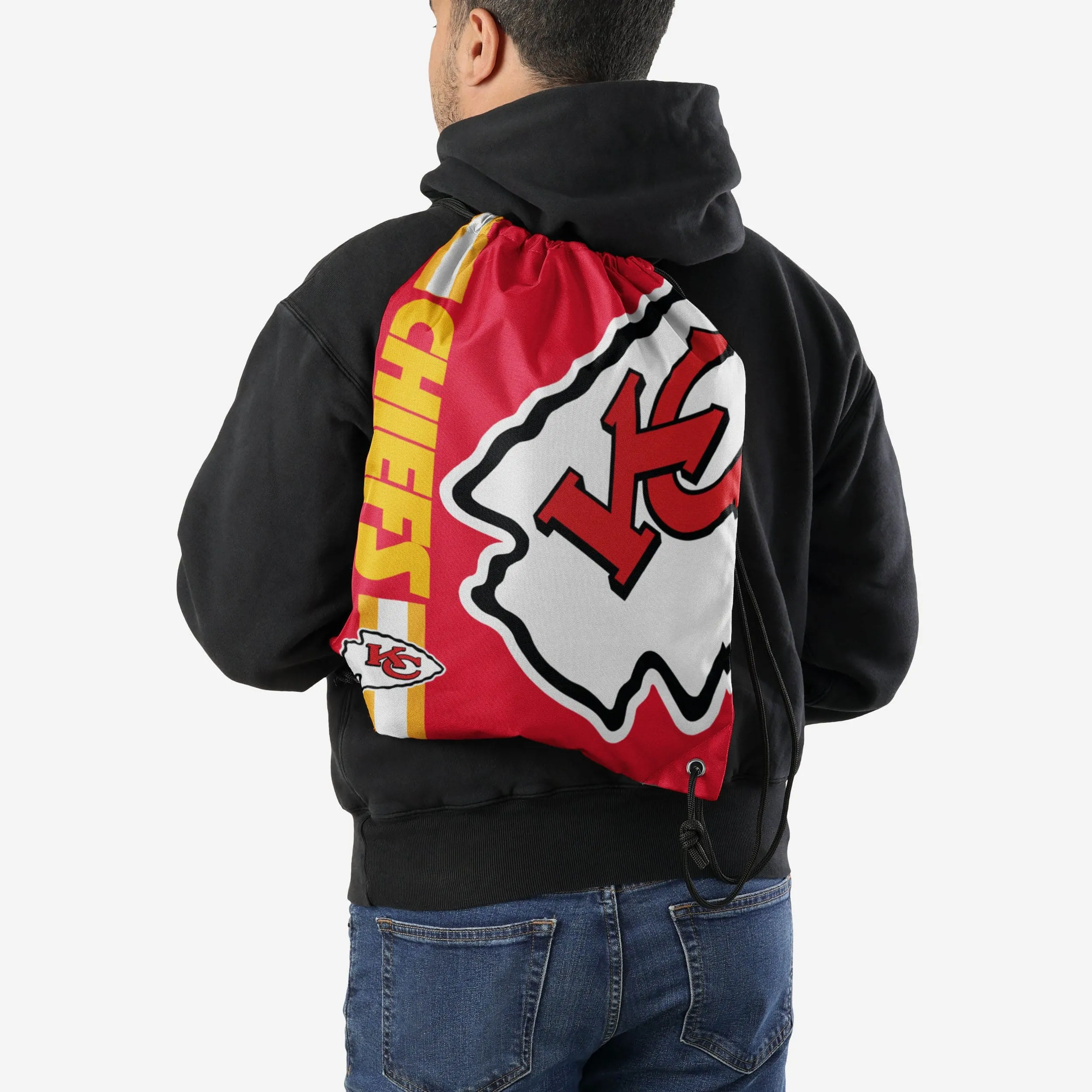Kansas City Chiefs Big Logo Drawstring Backpack