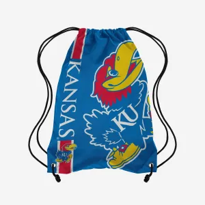 Kansas Jayhawks Big Logo Drawstring Backpack